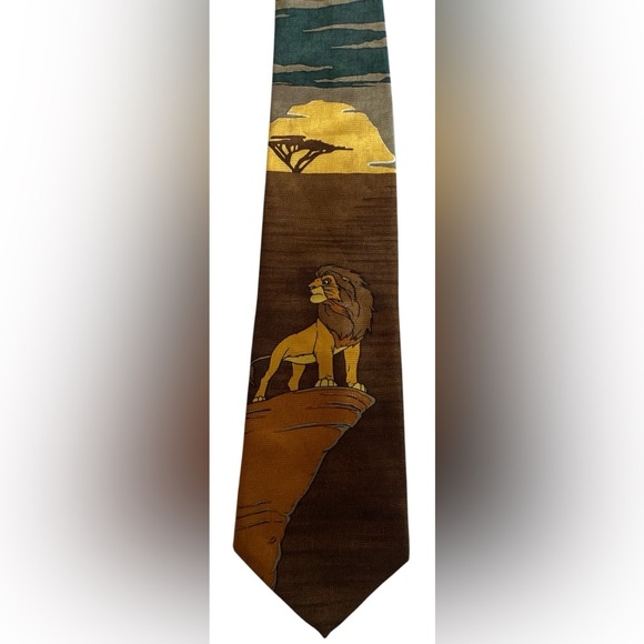 Disney Other - Vintage‎ Disney The Lion King Mufasa Necktie Made in Canada 58”